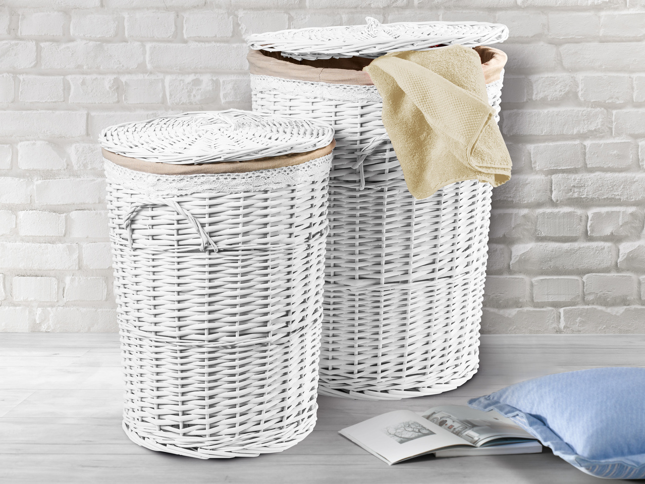 LIVARNO LIVING(R) Wäschekorb-Set, 2-teilig