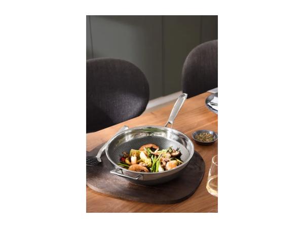 28cm Honeycomb Stainless Steel Wok