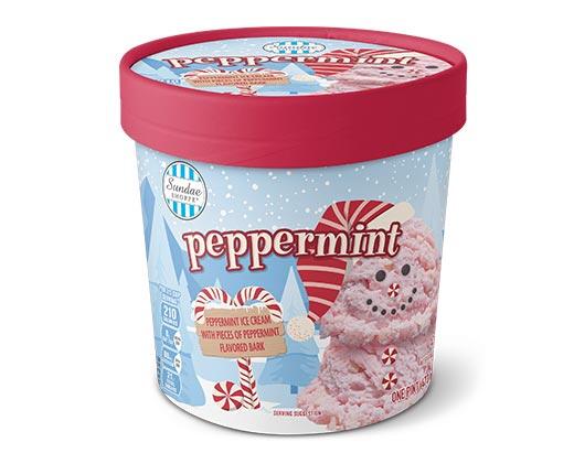 Sundae Shoppe Peppermint or Hot Chocolate Ice Cream