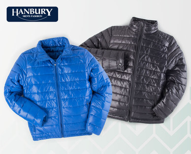 HANBURY MEN'S FASHION Herren-Steppjacke