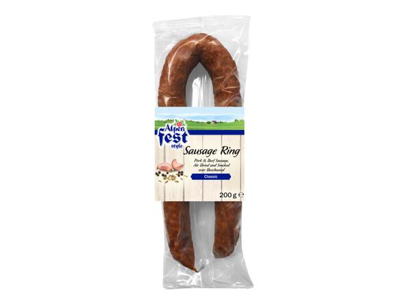 Pork & Beef Smoked Sausage Ring