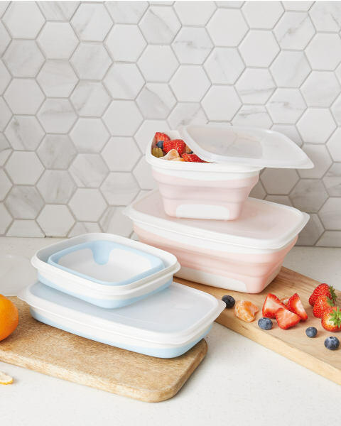 Collapsible Food Containers 2 Pack