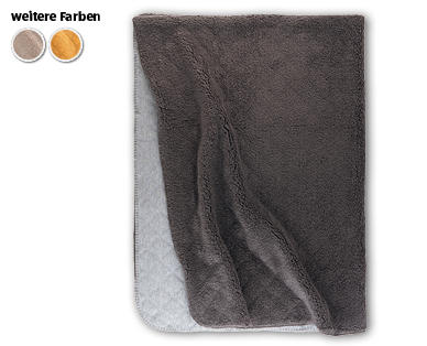 MY LIVING STYLE Teddyfleece-Decke