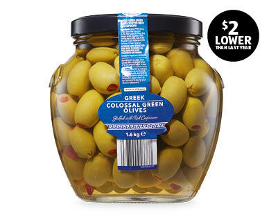 Greek Colossal Green Olives 1.6kg