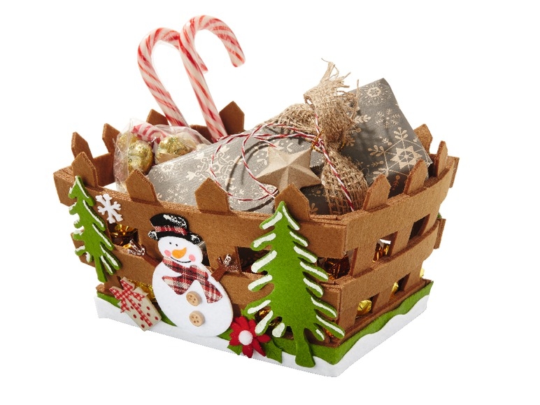 Decorative Basket or Bottle Holder Bag