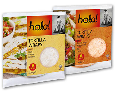 HOLA! Tortilla wraps