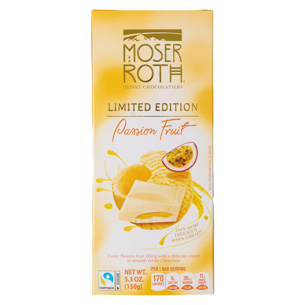 Moser Roth White Chocolate with Passion Fruity Filling