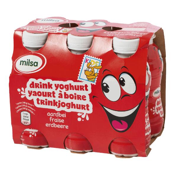 MILSA(R) 				Yaourt à boire, 6 pcs