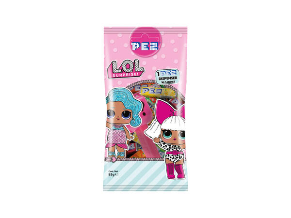 PEZ POSTAVIČKA + 10x PEZ BONBONY