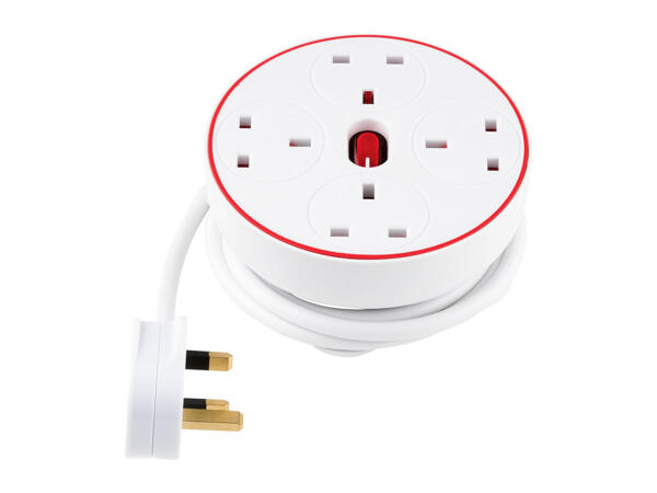 Slivercrest Socket Tower/ Extension Cable/Socket Reel