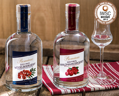 Eau-de vie de sorbier/framboise sauvage