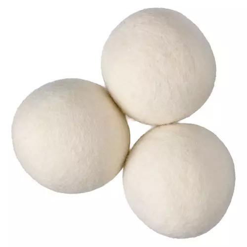 3 Pack Wool Dryer Balls, White