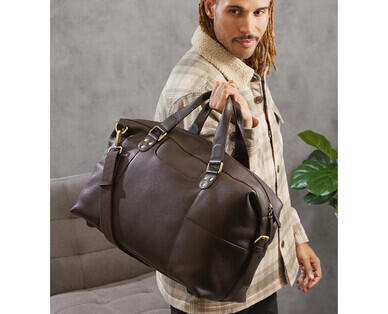  Leather Overnight Bag