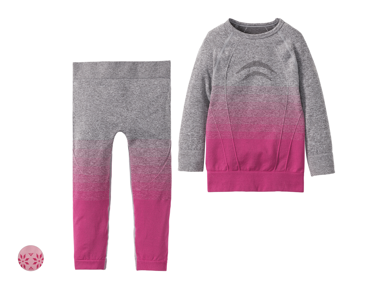 Sous-vêtements de ski pour jeune enfant, 2 pièces1