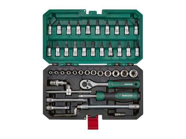 Parkside Ratchet Set - 46 Piece Set
