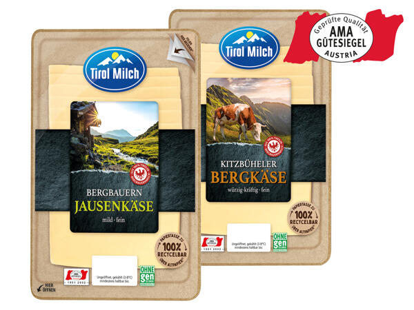 Tirol Käse in Scheiben
