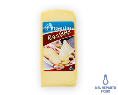 Raclette a base di latte di montagna