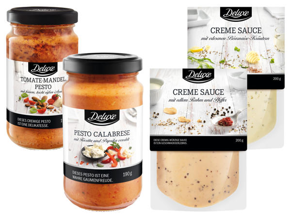 DELUXE Pesto oder Creme-Sauce