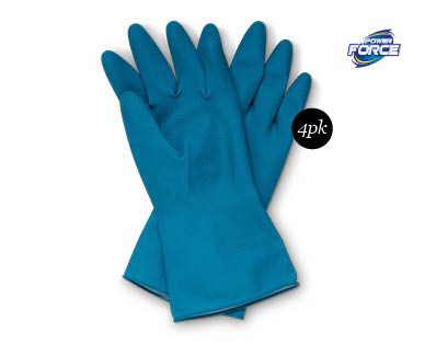 Rubber Gloves 4pk