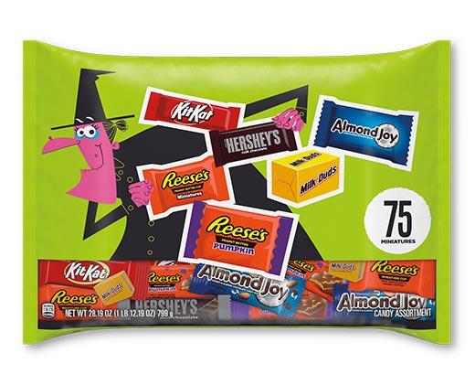 Hershey's Chocolate Minis Assortment 75pc
