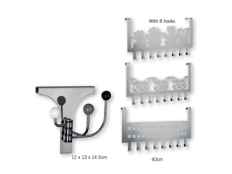 ORDEX(R) Stainless Steel Over Door Hooks
