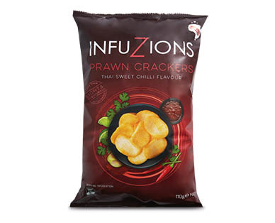 Infuzions Veggie Straws/Prawn Crackers 110g