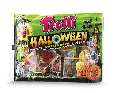 Trolli Halloween Sweet & Sour Multipack 250g or Pumpkin Plate Multipack 251g