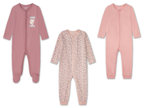 Baby Schlafoverall, 3 Stück
