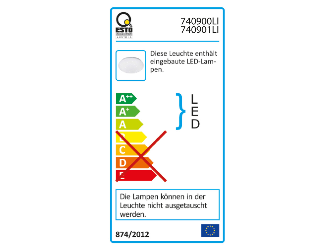 LIVARNO LUX(R) LED-Wand-/Deckenleuchte