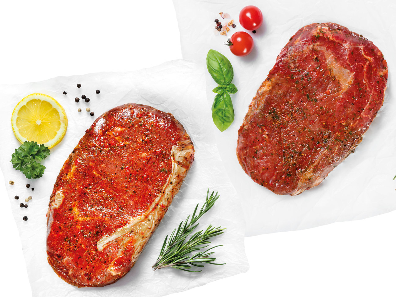 EIN GUTES STÜCK HEIMAT Frisches österreichisches Bio-Rib-Eye-Steak/Rumpsteak