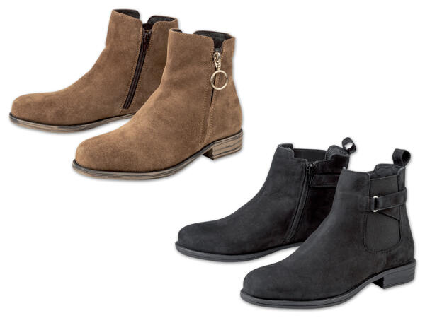Damen Lederstiefelette