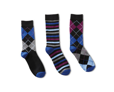 Royal Class Men's 3-Pack Dress Socks