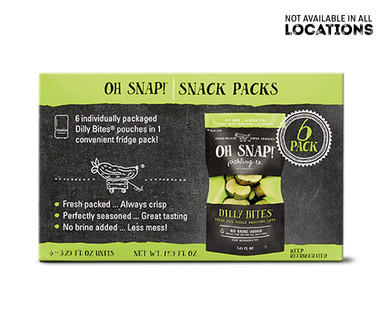 Oh Snap! Pickling Co. Dilly Bites 6-Pack