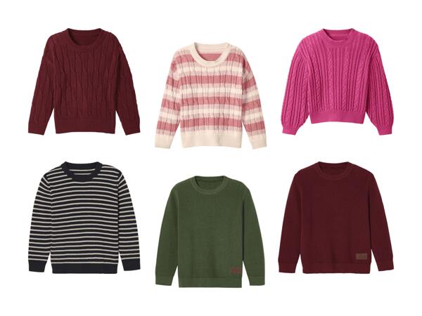 Pull en grosse maille pour enfant