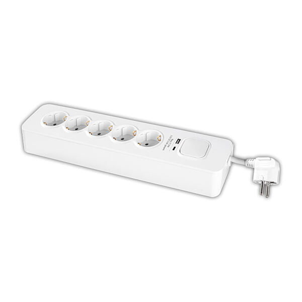 5-fach Schuko-Steckdosenleiste