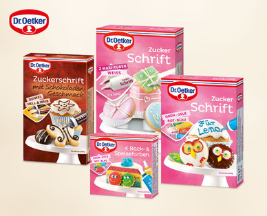 DR. OETKER Zuckerschrift/Back- & Speisefarben