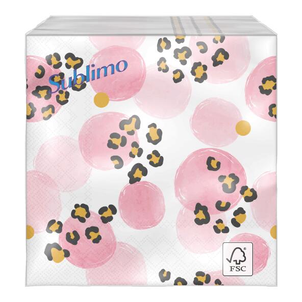 SUBLIMO(R) 				Serviettes de fête, 25 ou 40 pcs
