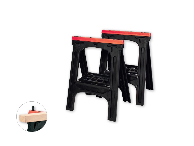 POWERFIX(R) Saw Horse Set 58 x 78 x 5cm