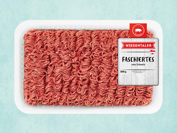 Frisches Faschiertes vom Schwein