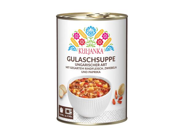 Gulaschsuppe ungarischer Art
