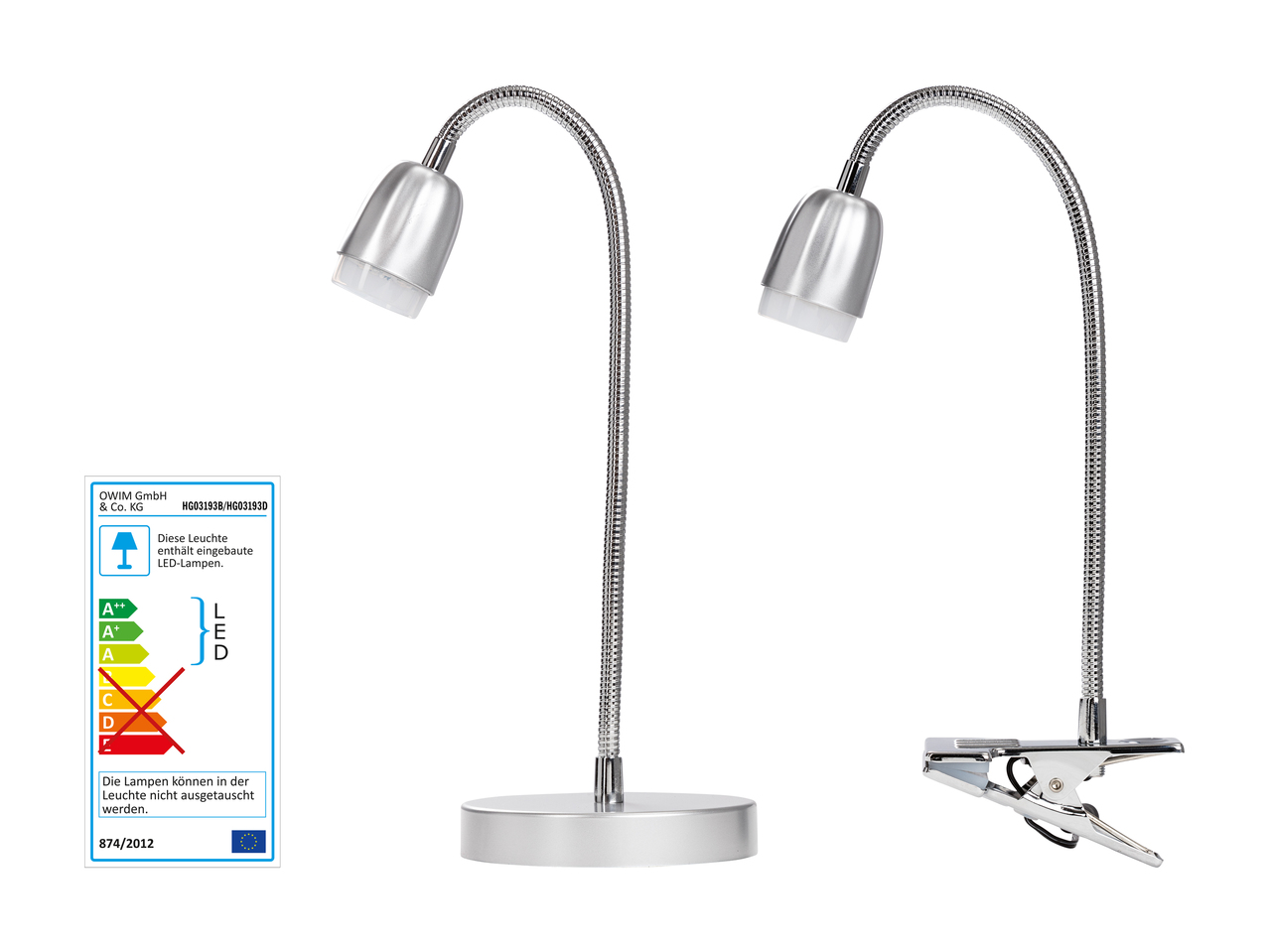Lampe à pince à LED/ Lampe de table à LED