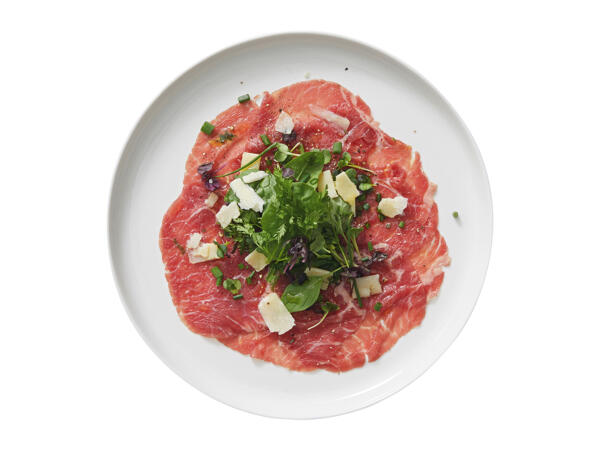Italiamo Carpaccio With Parmigiano Reggiano & Extra Virgin Olive Oil