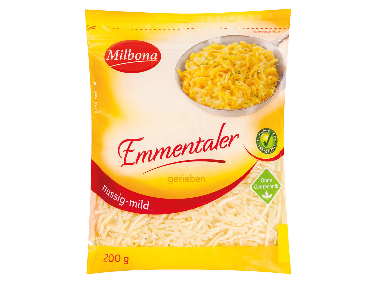 MILBONA Emmentaler gerieben