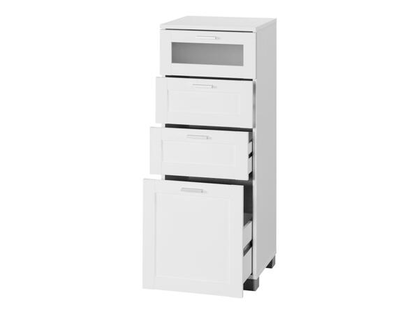 Bathroom cabinet with 4 drawers