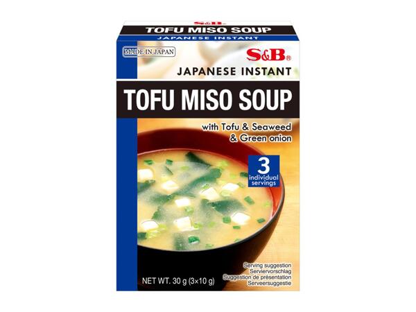 S&B Japanese Instant Miso Tofu Soup