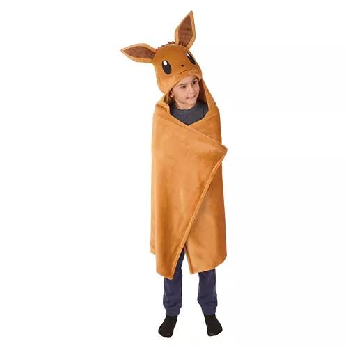 30" x 70" Kid's Wearable Eevee Hooded Throw