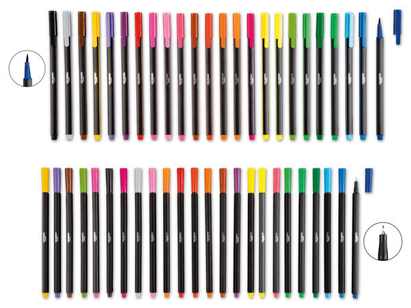 Pinselstifte-/Fineliner, 24 Stück