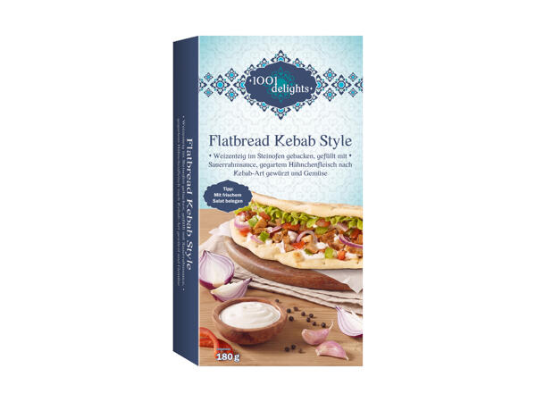 Flatbread façon kebab