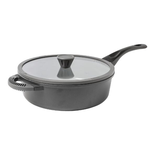 CROFTON(R) 				Gussaluminiumpfanne mit Deckel, 28 cm