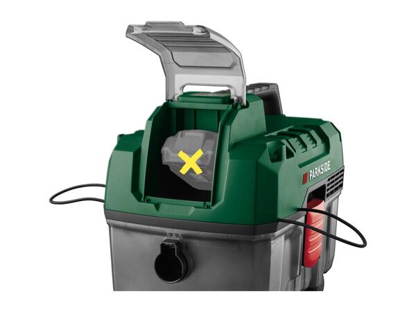 Parkside 20V Cordless Wet & Dry Vacuum Cleaner - Bare Unit